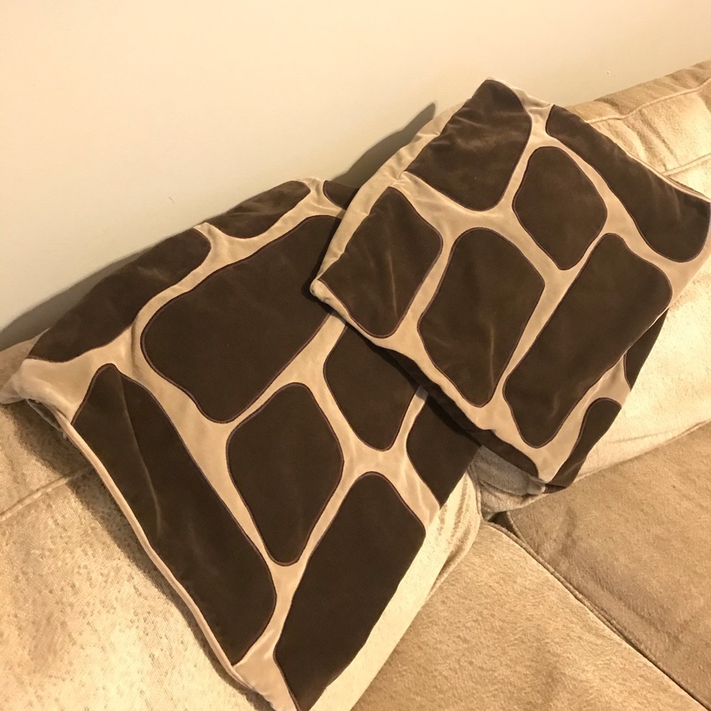 Animal print pillow cases